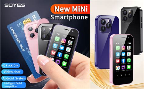 mini smart card ultra thin mobile|Soyes XS14Pro Mini 4G Smartphone 3.0 Inch Quad .